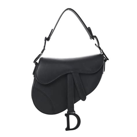 CHRISTIAN DIOR Ultra Matte Calfskin Mini Saddle Bag With